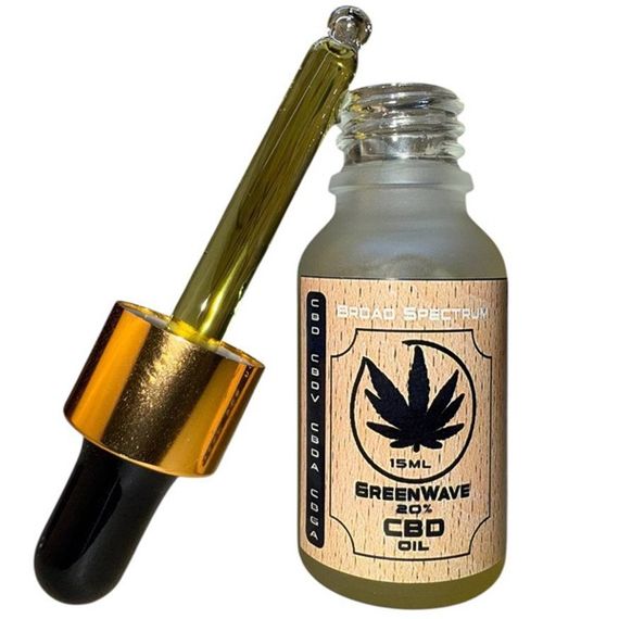 Комплекс для профілактики нервової системи Greenwave CBD D E B6 B12 C Omega3 Omega6 20% 15 ml