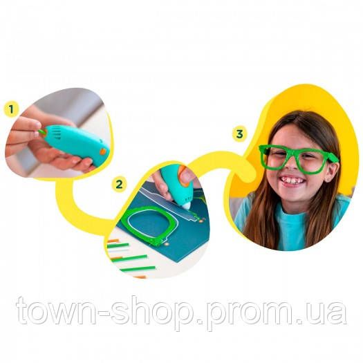 3D-ручка 3Doodler Start Plus для детского творчества базовый набор - КРЕАТИВ (72 стержня) | Зображення 4
