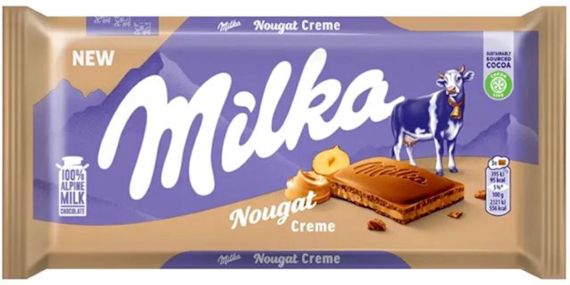 Шоколад молочный с карамелью Milka Caramel Cream, 100 г, Швейцария