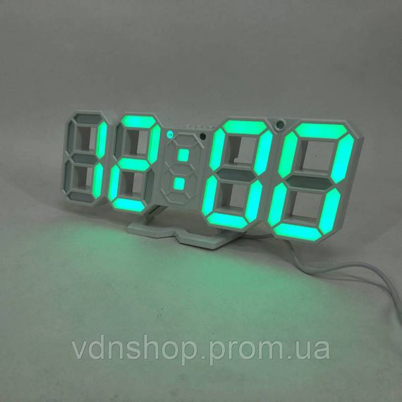 Часы светодиодные настольные хорошие, Настольные електронные цифровые часы Практичные электронные LR-69 | Зображення 7