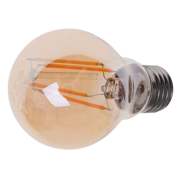 Лампа Эдисона LED 8W E27 COG WW A60 Amber 220V | Зображення 1