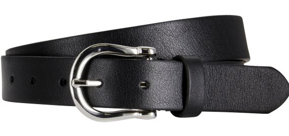 Ремінь жіночий шкіряний The art of belt 40220 чорний