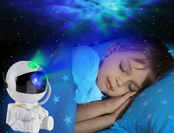 Звездный проектор Астронавт MINI Farraray Белый Вращение на 360 | Зображення 3