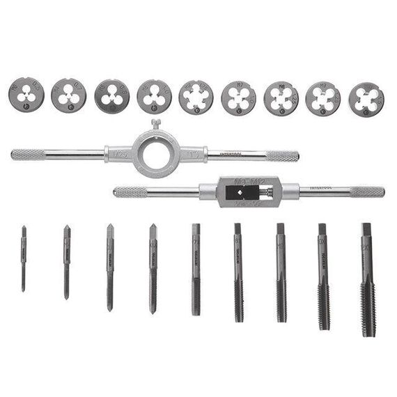 Набір мітчиків та плашок 20 од. INTERTOOL SD-8021 | Зображення 3