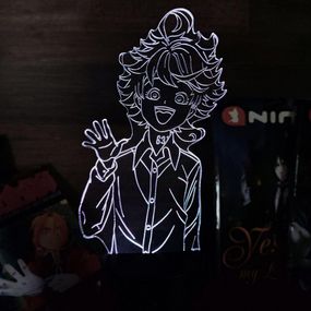 Акриловый светильник-ночник Емма The Promised Neverland белый tty-n001770