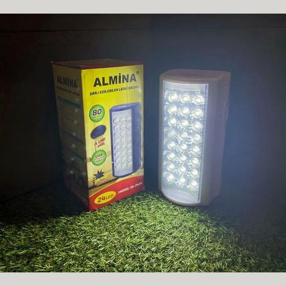 Переносний світлодіодний ліхтар 24 LED XPRO ALMINA TH-2606 з павербанком (44308-TH-2606_374) | Зображення 2