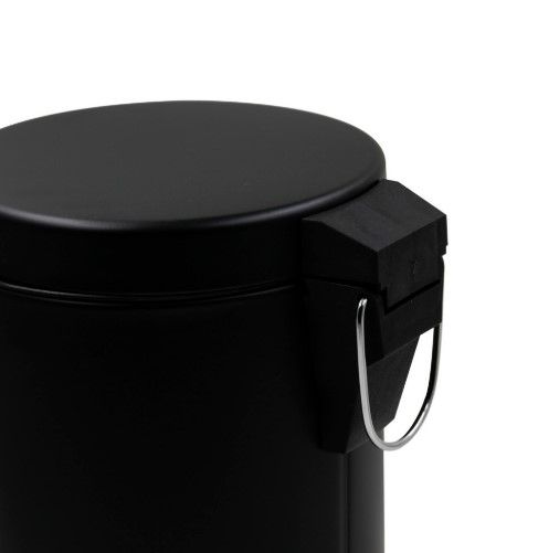Відро для сміття кругле Zerix Solo-TC0103 Black 3 л чорне (ZX5896) | Зображення 2