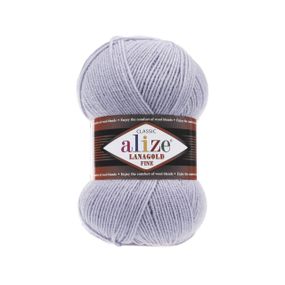Пряжа Alize Lanagold Fine 200 напіввовна