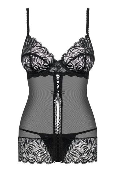 Бебідолл Obsessive Contica babydoll S / M, Черный, S/M | Зображення 4