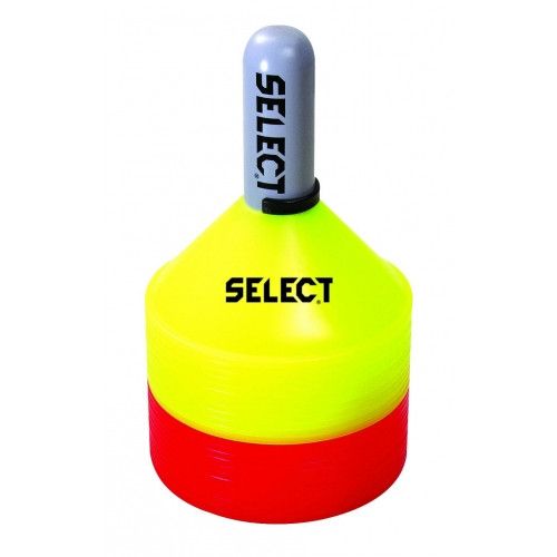 Набір маркерів SELECT Marker set (12 yellow, 12 red and plastic holder) (231) жовт/черв, 7 см