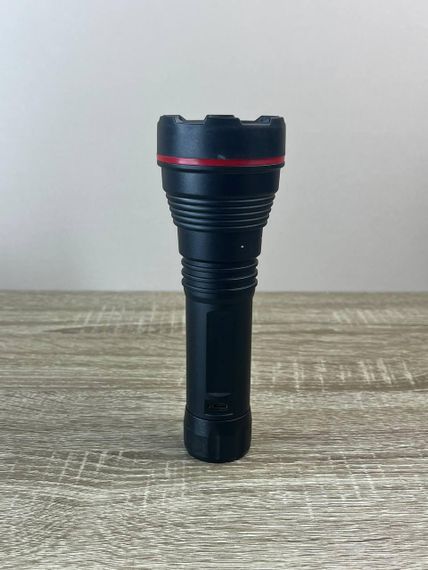Фонарь ручной Hurry Bolt HB-997 с боковой лампой мощный светодиодный фонарик с аккумулятором зарядка от USB 3W Черный | Зображення 4