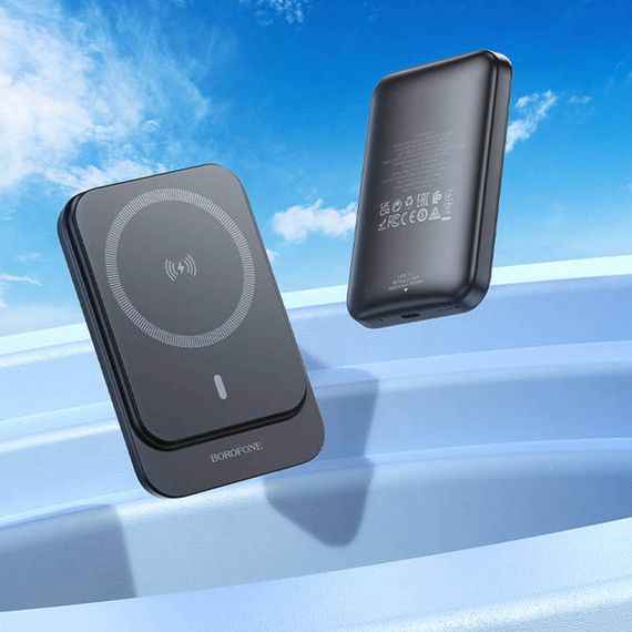 Портативний ЗП Power Bank BOROFONE BJ63 Nimble PD20W з БЗП 5000 mAh Black | Зображення 4