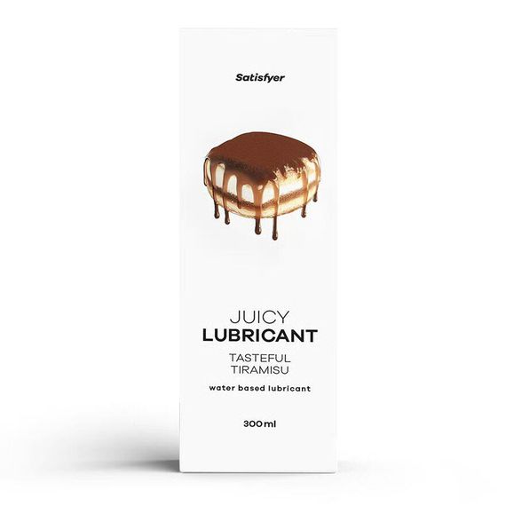 Лубрикант на водній основі Satisfyer Juicy Lubricant Tasteful Tiramisu water based 300 мл sexstyle