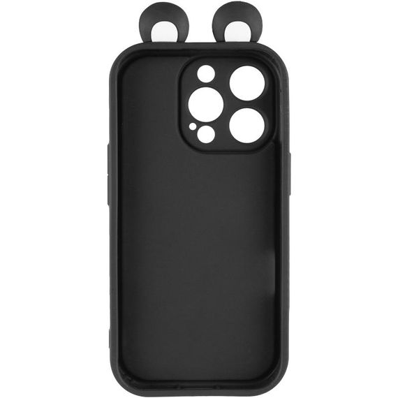Чехол TPU Toys Case with Ears для Apple iPhone 13 Pro Max (6.7") Black | Зображення 2