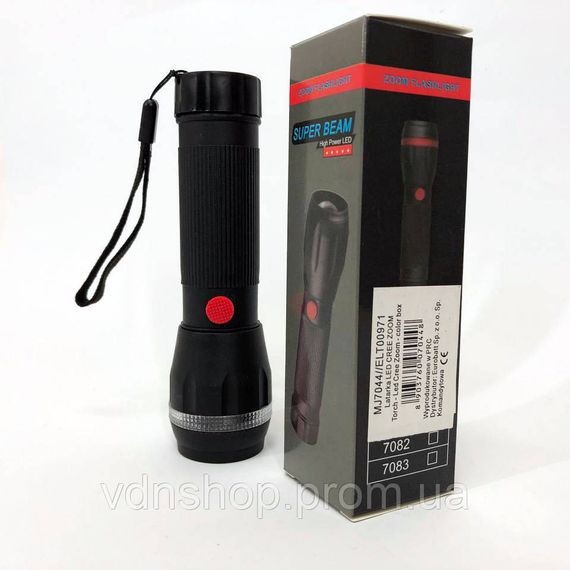 Мощный светодиодный фонарь, Портативный светодиодный фонарь с зарядкой Фирменный ручной KT-26 | Зображення 9