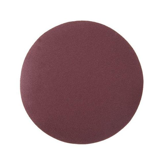 Круг наждаковий на липучці 125 мм, папір клас E, щільність 220 г/м², К180, 10 од. INTERTOOL BT-0564