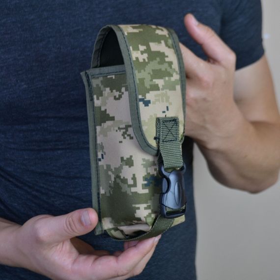 Подсумок на 2 магазина двойной из кордуры пиксель MOLLE тактический NO-39 | Зображення 2