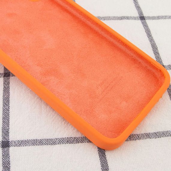 Чохол Silicone Case Square Full Camera Protective (AA) NOLOGO для Apple iPhone 7 plus/8 plus (5.5") Помаранчевий / Papaya | Зображення 2