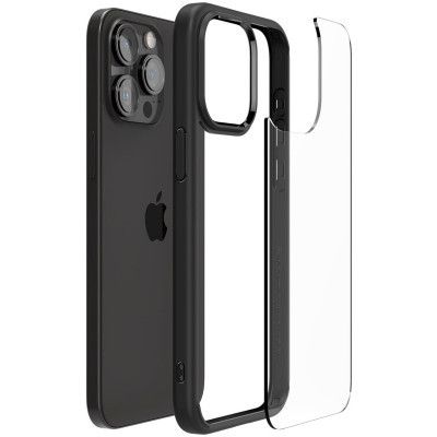 Чехол для мобильного телефона Spigen Apple iPhone 15 Pro Ultra Hybrid Matte Black (ACS06713) | Зображення 1
