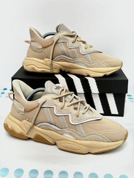 Кросівки Adidas Ozweego замшеві бежеві