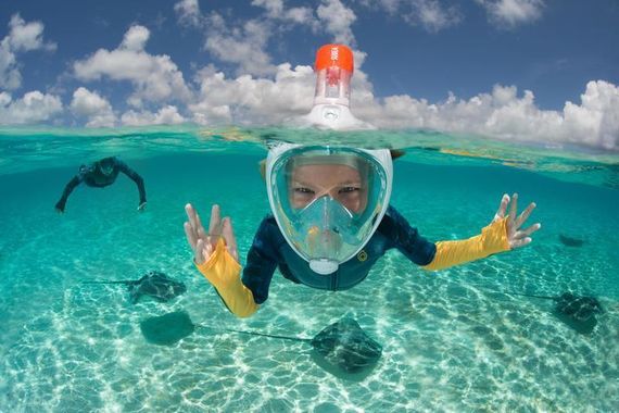 Маска на все лицо Tribord Easybreath для снорклинга, подводного плавания, дайвинга | Зображення 7