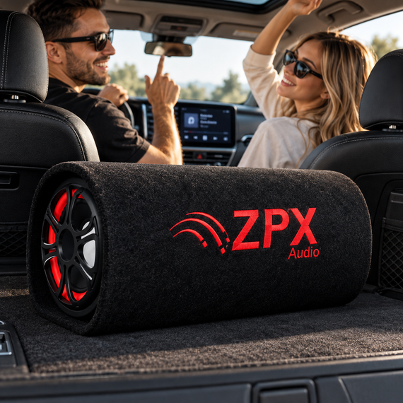 Активный сабвуфер в автомобиль 800Вт Car Speaker Subwoofer ZPX ZX 8 SUB | Зображення 2