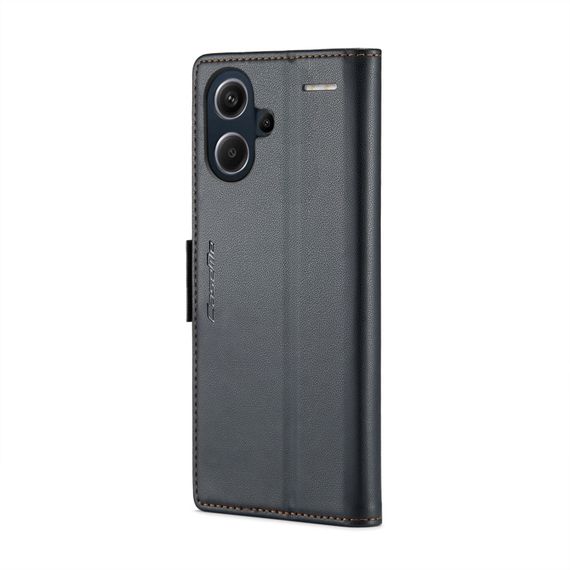 Кожаный чехол-книжка Retro Case для Xiaomi Redmi Note 13 Pro Plus цвет Черный | Зображення 4