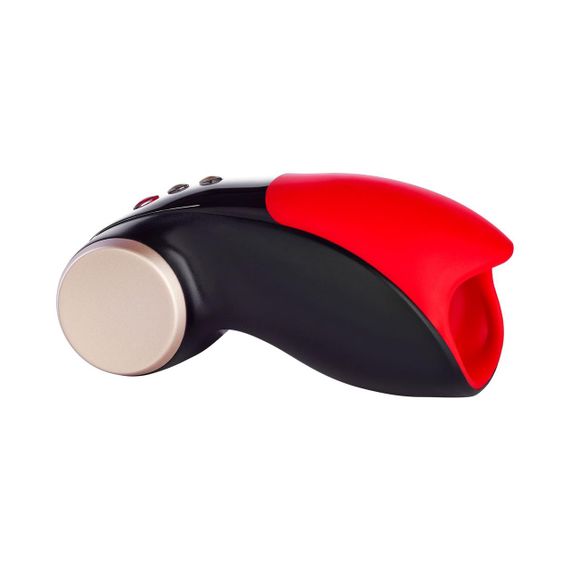 Мастурбатор для головки пеніса Fun Factory COBRA LIBRE II black/red, 2 мотори, гра без рук Sex Aura