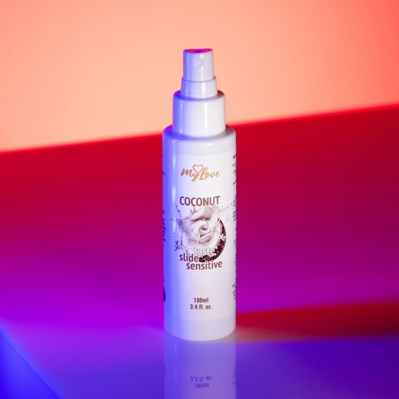 Інтимний гель-лубрикант - MyLove Taste Slide Sensitive Coconut, 100 мл | Зображення 1