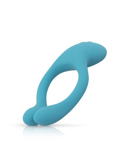 Кільце ерекційне на пеніс для пар Cala Azul з вібро, блакитне. Sex Aura | Зображення 2