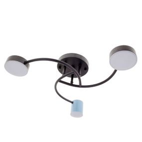 Люстра светодиодная потолочная 22W WW+NW+CW BK+BL (BR-01 647C/3)