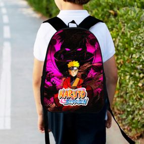 Рюкзак дитячий Аніме Наруто Акацукі, 34х27см, міський ранець для хлопчика з принтом (00333)