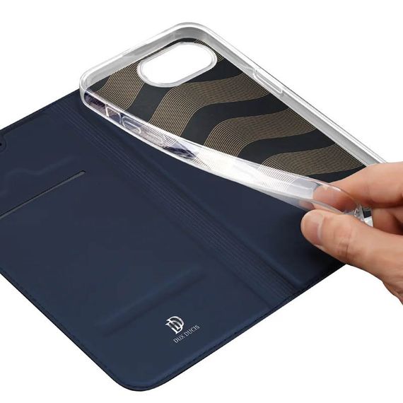 Чехол-книжка Dux Ducis с карманом для визиток для Apple iPhone 16e (6.1") | Зображення 3