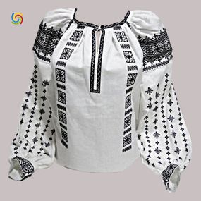 Рубашка Украинская вышиванка 333279613 цвет белый размер XХL/3XL