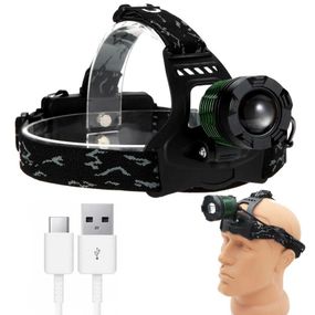 Ліхтар налобний акумуляторний з зумом, Bailong BL-2188B-T6, от USB / Ліхтарик із кріпленням на голову