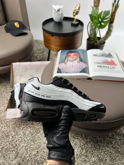 Жіночі кросівки Air Max 95 White Black , В'єтнам 39 24.5 см | Зображення 8