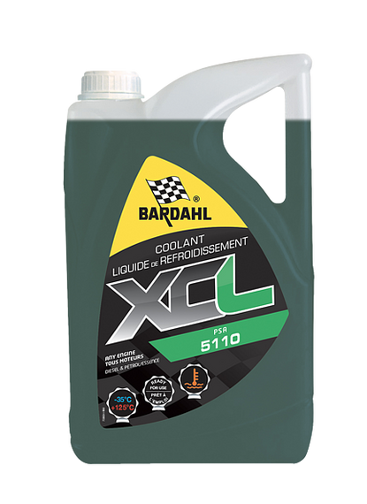 Антифриз (-35) BARDAHL XCL 5110 LIQUIDE DE REFROIDISSEMENT зелений 5л. 63113