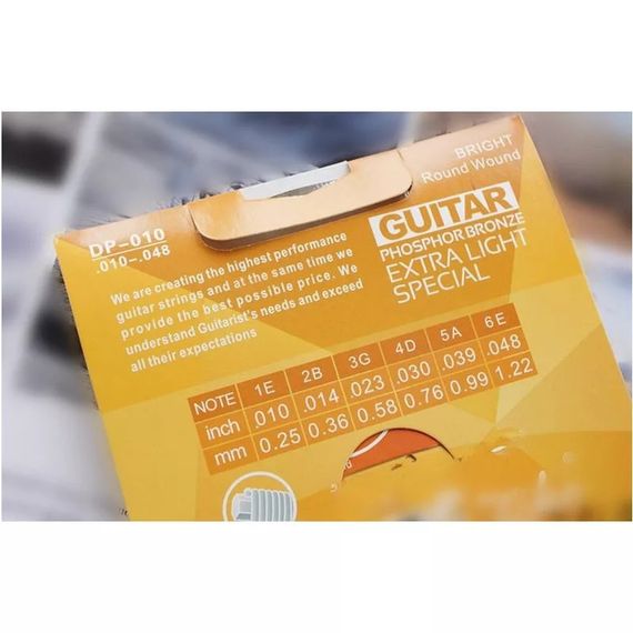 Струны Ziko ФОСФОР-БРОНЗОВЫЕ для акустической классической гитары 010-048 | Зображення 2