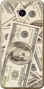 Чехол на Meizu M5 Доллары "3016u-420-17620"