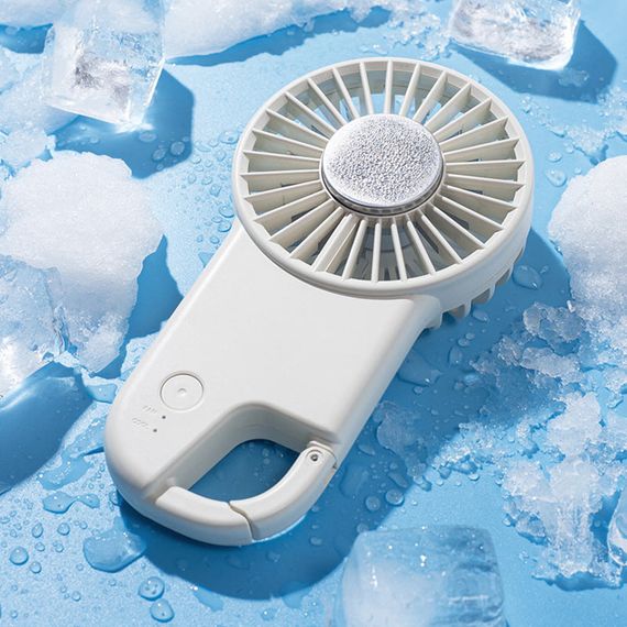 Портативний вентилятор SQT-BF2 з карабіном 1800mAh White | Зображення 1