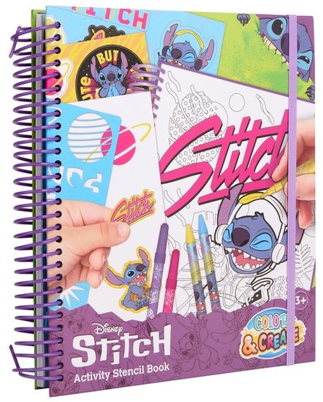 Книжка для розфарбовування Disney Stitch Актівіті (ST24356) | Зображення 1