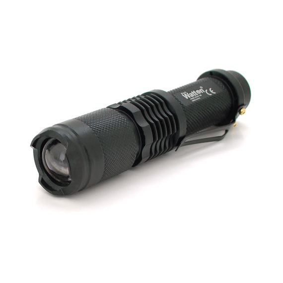 Фонарь ручной Watton WT-086.1LED Cree T6.3W, 4 режима, ZOOM, 18650/2800mah, IP44