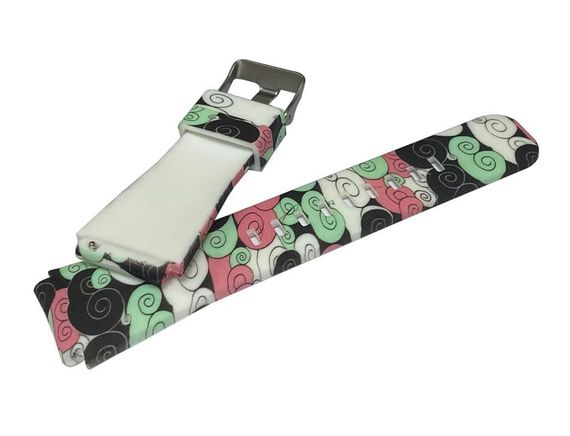 Силіконовий спортивний ремінець Primolux для годинника Xiaomi Amazfit SportWatch 2/Amazfit Stratos - Color Pattern | Зображення 1