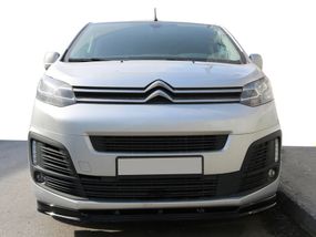 Передня лип накладка (ABS) для Peugeot Traveller 2017-2024 рр