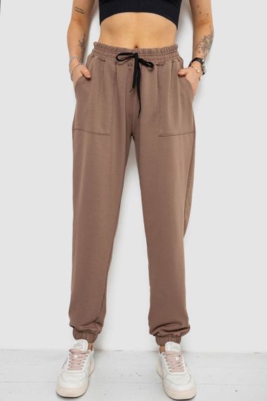 Спортивні штани жіночі, колір мокко, 238R347