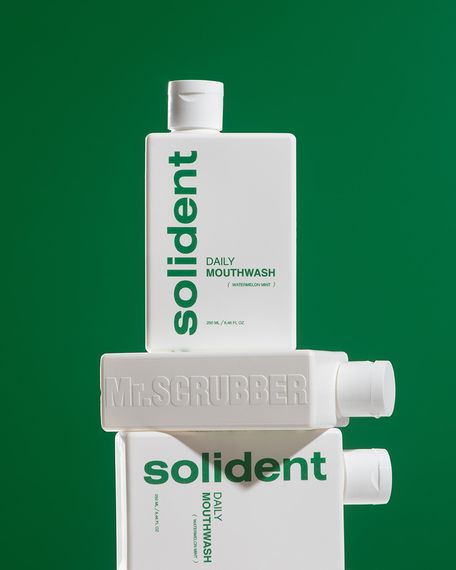 Ополіскувач для ротової порожнини Solident Watermelon mint, зі смаком кавуна і м'яти, 250 мл | Зображення 1