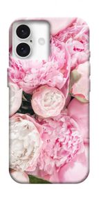 Чохол з картинкою Pink peonies для Apple iPhone 16 Plus