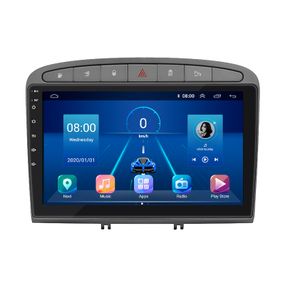 Штатна магнітола 9" Lesko для Peugeot 308 I 2007-2011 6/128Gb 4G Wi-Fi GPS Top Пежо