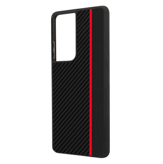 Чохол накладка Primolux CFC для Samsung Galaxy S21 Ultra (SM-S998) - Black&Red | Зображення 3