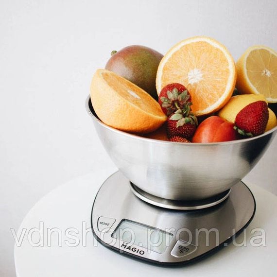 Ваги кухонні з цифровим екраном MAGIO MG-691 до 5кг, Кухонні ваги з хорошою точністю PY-38 | Зображення 3